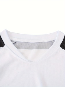 Wholesale <b>Cheap</b> Breathable Quick Drying 100% Polyester Training Soccer Wear Custom Mesh Football Club Kids Sport Jersey - Product Image 4