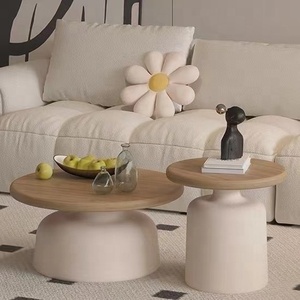 <strong>Creme</strong> Fraiche <strong>Coffee</strong> <strong>Table</strong> Bedroom Living Room Nightstand Side <strong>Table</strong> - Product Image 3
