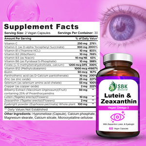 Capsules de Lutéine et de Zéaxanthine en Gros avec Extrait de Myrtille Oméga-3 – Complément pour la Santé Oculaire et la Vision - Product Image 2