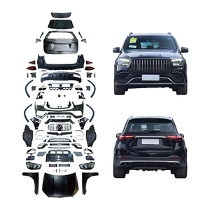 Kit de modification et de mise à niveau pour Mercedes-Benz GLE W166 (2012-2019) : Amélioration Sport63 2025 – Pare-chocs avant et arrière, lèvre de pare-chocs, capot, hayon, phares (kit carrosserie sans perte de qualité) - Product Image 1