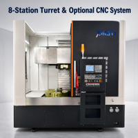 Tour vertical industriel CNC VTC1000 pour usinage de métaux, centre de tournage, usinage de moyeux de roue, commande FANUC, ISO9001 CE, double broche