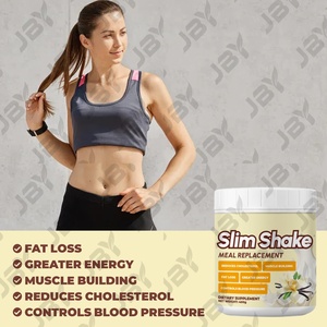 JBY OEM Vanila Slim Shake, substitut de <span class=keywords><strong>repas</strong></span>, complément alimentaire pour la perte de poids, poudre instantanée, boisson protéinée pour maigrir, produit minceur - Product Image 2