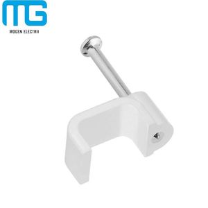 Clips de Plástico para Cables de <span class=keywords><strong>Pared</strong></span>, Clips de Acero Cuadrados para Cables, Clips de Sujeción - Product Image 2