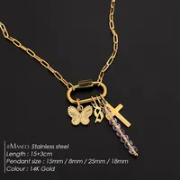 Bracelet en acier inoxydable eManco style bohème, papillon tendance, éléments en cristal violet pour bijoux quotidiens, vente en gros