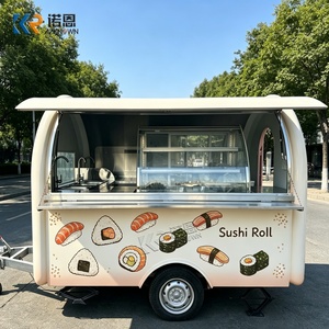 Gerobak Makanan Fiberglass yang Dapat Diderek, Gerobak Jajanan, Makanan Jalanan, Pasar Malam, Katering Luar Ruangan, Dapur Usaha Kecil - Product Image 5