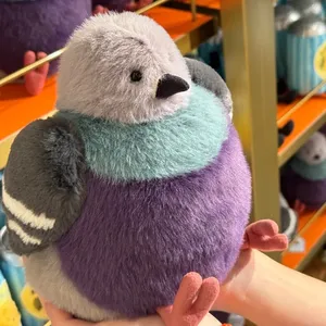 Peluche de Paloma Gorda de 23 cm, Juguete de Peluche de Dibujos Animados, Muñeco de Pájaro Esponjoso con Relleno de Algodón PP, Regalo de Navidad, Adorno para Mascotas - Product Image 2