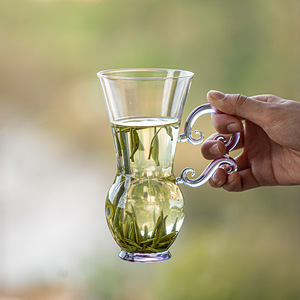 Taza de té verde Glass Ruyi, taza individual de alta gama para preparar té, ideal para regalos. - Product Image 2