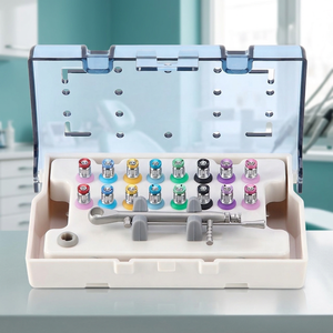 Kit de clés dynamométriques universelles pour implants dentaires, 16 pièces, tournevis manuels, revêtement en papier, garantie 1 an, poignée ergonomique, classe - Product Image 2