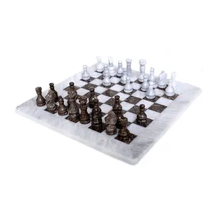 High Quality New Individual Design High-End Board Wizard's Steeplechase Marble Tiles Chess
