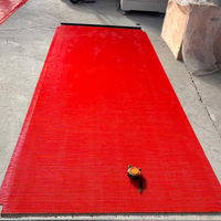 Maille de tamis en polyuréthane robuste, plaque de tamis personnalisée pour crible vibrant, maille PU de haute qualité, vente en gros d'usine