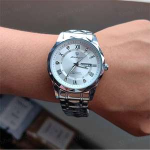 Poedagar 615 Nuovi Arrivi Orologio da Uomo di Lusso alla Moda in Acciaio Inossidabile Impermeabile Luminoso al Quarzo - Product Image 4