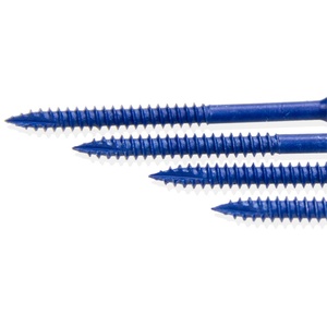 Tornillo de bolsillo Cabeza de arandela de ranura cuadrada Cabeza cilíndrica Carretera Óxido Tornillo azul zafiro - Product Image 4
