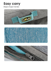 Petstar-cojín ortopédico doble para cama de Mascota, esponja de Gel fresco, autoenfriamiento, con mango, OEM - Product Image 5