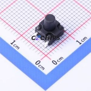 YTSG002-2-050 Tactile Switch SMD Switch Single Pole Single Throw Round Button 2.6N Vertical Mount - Product Image 1