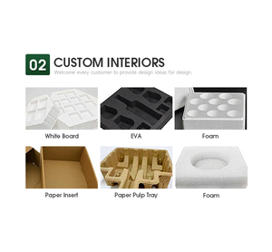 Boîte <span class=keywords><strong>en</strong></span> carton ondulé écologique personnalisée, boîte d'emballage pour bijoux et cosmétiques, boîte de rangement <span class=keywords><strong>en</strong></span> papier - Product Image 5