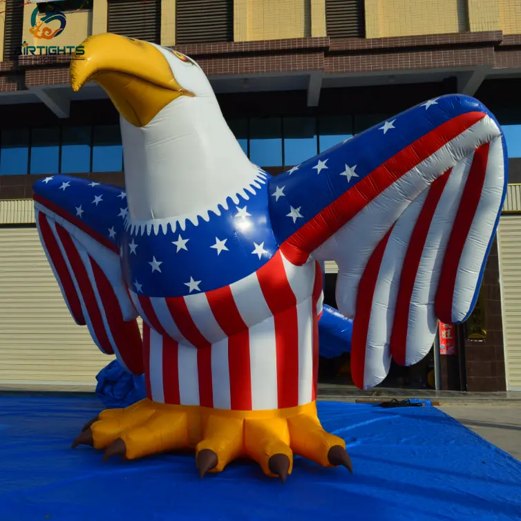 Usa Vakantie Ballonnen Goede Prijs Giant Opblaasbare Vlag Eagle Patriottische Ballon Te Koop