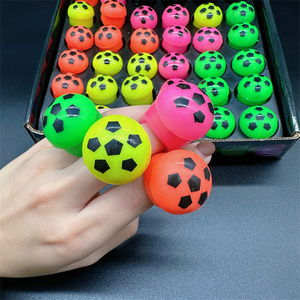 HAPU Round Football Ring Light <b>Ball</b> Sports Party Finger Light Toy TPR Material High Quality Gift <b>LED</b> - Product Image 2