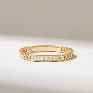 Anillo Clásico de Diamante de Laboratorio Atemporal, Anillo de Boda Solitario, Joyería Romántica para Compromiso, Aniversario, Fiesta, Unisex, Oro - Product Image 1