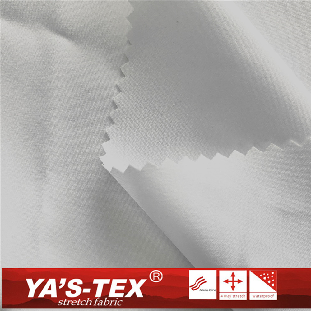Stretch Polyester Spandex Elastic Woven Waterproof Breathable Lightweight 180GSM Solids Fabric for Sportswear Wholesale
