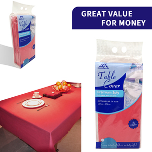 Màu Sắc Rắn Đầy Màu Sắc Dùng Một Lần Phân Hủy Sinh Học Khăn Trải Bàn Giấy Cho Nhà Hàng Nhà Bếp Ngày Giáng Sinh - Product Image 2