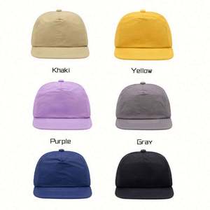 Casquette Snapback 5 Panneaux Personnalisée de Haute Qualité avec Logo Brodé et Cordelette Plate pour l'Extérieur – Vente en Gros - Product Image 1