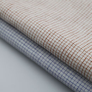 Stock <span class=keywords><strong>tessuto</strong></span> a quadri tinto in filo di cotone lino rosa <span class=keywords><strong>per</strong></span> gonna camicia abito lino e OCS europei - Product Image 3