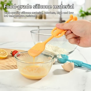Ensemble d'outils de pâtisserie en silicone pour enfants, 5 pièces, comprenant un pinceau à pâtisserie, une spatule et un fouet, <span class=keywords><strong>kit</strong></span> de pâtisserie DIY pour enfants - Product Image 3