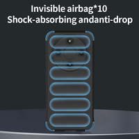 Étui de téléphone antichoc pour Honor Magic 8 Lite X9D X70, cadre en TPU souple, doublure en flanelle, airbags aux quatre coins, coque de protection