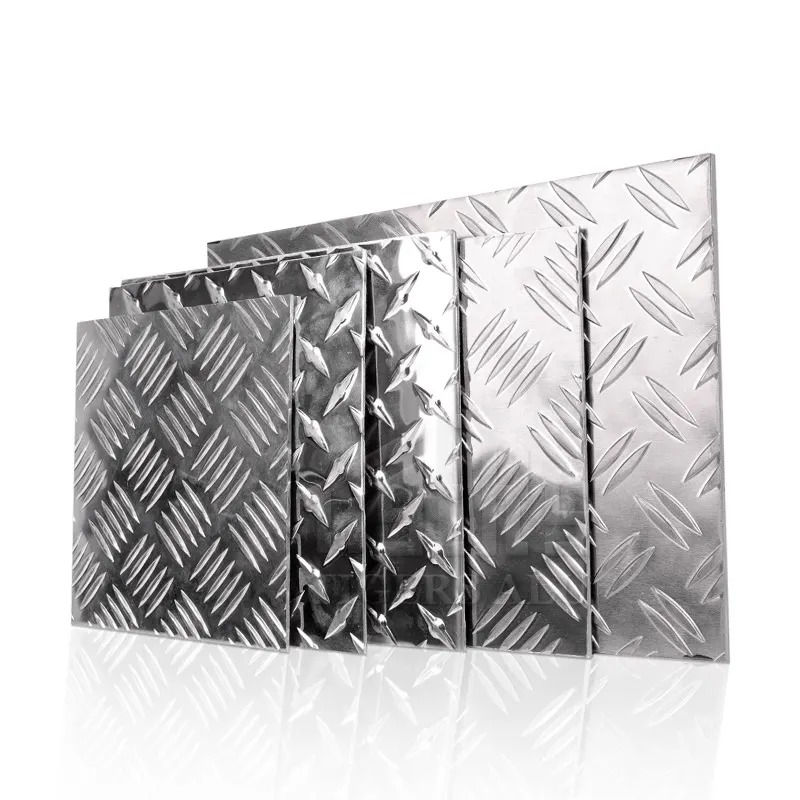 Reliëf Aluminium Diamantplaat 1060 1100 3003 5052 5754 Loopvlak Aluminium Checker Plaat