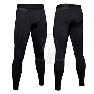 Pantalones de Compresión para Hombre Hechos en Pakistán, Transpirables, de Alta Calidad, Spandex/Poliéster, Cintura Elástica, Largo Completo, para Venta en Línea, Privado - Product Image 3
