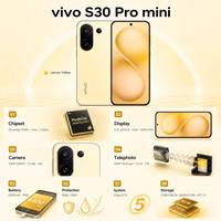 Smartphone VIVO S30 Pro Mini 5G, processeur octa-core, écran 6,31 pouces 120 Hz, reconnaissance faciale et double SIM, langues internationales, vivo s30 pro mini