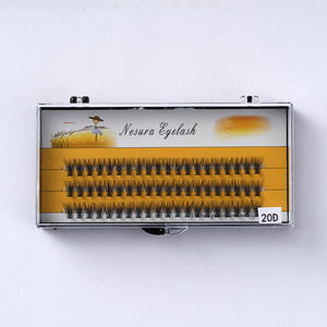 <span class=keywords><strong>Xinran</strong></span> Youpin 20P Nouveauté pour le commerce extérieur, Faux cils en grappe en cheveux synthétiques, fabriqués à la machine par fusion à chaud, Cils en grappe individuels - Product Image 6