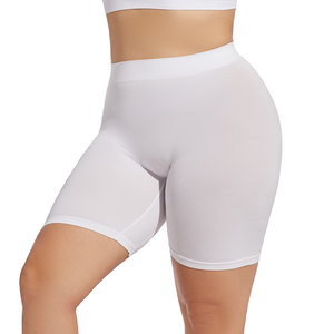 بيع بالجملة ملابس داخلية نسائية على شكل مقاس كبير سراويل داخلية قصيرة رافع للمؤخرة مسامية قماش سلس تحكم متوسط الساقين للتنحيف - Product Image 3