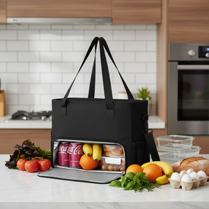 <span class=keywords><strong>Bolso</strong></span> de Mano Oxford con Logotipo Personalizado del Fabricante, <span class=keywords><strong>Bolso</strong></span> de Almuerzo Aislado para <span class=keywords><strong>Mujer</strong></span>, Combinación de <span class=keywords><strong>Bolso</strong></span> Bandolera y <span class=keywords><strong>Bolso</strong></span> Grande para Portátil, para Viajes de Ocio - Product Image 1