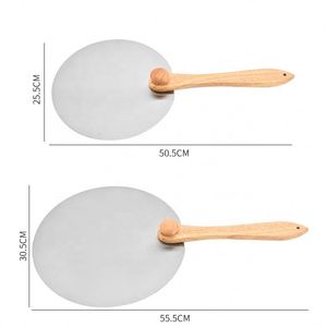 New Sustainable Folding Pizza Tool <b>Baking</b> Utensils Cake Transfer Spatula DIY Customized Stainless Restaurants - Product Image 3
