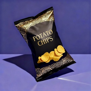 Custom Printed Food Grade Back Seal <b>Plastic</b> <b>Packaging</b> Bag for Snack Puff Popcorn Potato Chips Cookie Crisp Food <b>Packaging</b> - Product Image 5