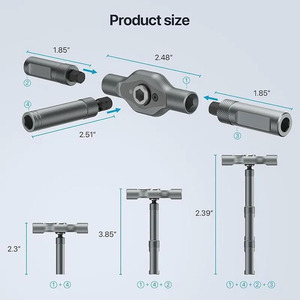 40 in 1 Ratchet <b>Screwdriver</b> <b>Set</b> Multifunctional Steel <b>Bit</b> Magnetic Screw T T-shaped Torque Handle Repair Manual Tools 40 in 1 to - Product Image 4