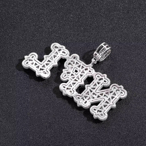 <span class=keywords><strong>Collier</strong></span> avec initiale en majuscule, chaîne cubaine, bijoux personnalisés pour femmes et hommes, plaqué or avec pierre en zircon - Product Image 6