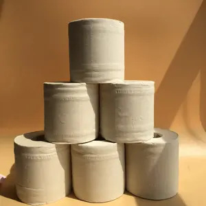ヘンリッチカスタマイズされたペーパーロールタオル堆肥化可能な使い捨て認定製品竹紙ハンドタオル