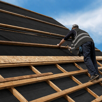 Membrane respirante imperméable pour habillage de maison, résistante aux UV et à la moisissure, application murale et de toiture