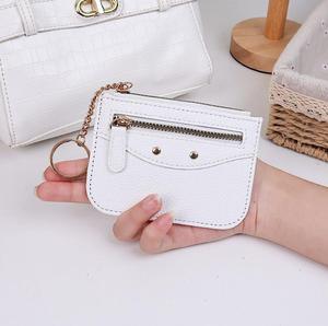 Multi-card ID Card Holder Coin Mini Buckle <b>Purse</b> PU Short Waterproof Card Holder Small Designer Women Trending <b>Purses</b> - Product Image 5