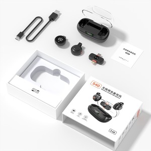 S40 Wireless Lavalier Microphone 2.4G 3.5mm Jack For Home Recording Interview Live Streaming - Product Image 1