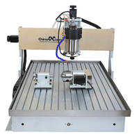 Torno Pequeño de 3 Ejes 6090, Fresadora de 4 Ejes, Máquinas de Grabado de Metal Usadas, Fresadora, Router CNC de Escritorio