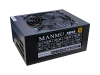 Alimentation électrique Manmu certifiée silencieuse multi-connecteurs ATX3.1 PCIe5.1 RGB 750W 80 Plus Gold 12V pour boîtier de PC de jeu