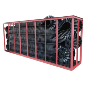 Enine çelik taban kauçuk oluklu kenar yırtılmaya dayanıklı yapısı ile anti-kaçak konveyör bant özel güç siyah - Product Image 2