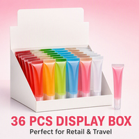 Agile Origin 36-delige displaybox lipgloss set knijptube fruitglaze voor wereldwijde distributie gelaagde levering