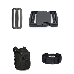 Hebilla de cinturón de plástico de doble punta de 52 mm para mochilas tácticas y paquetes de rescate - Product Image 4
