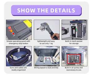 Machine de Nettoyage Laser Haute Puissance Pulsé 300W 500W Portable pour Décapage de Peinture et Élimination de la Rouille Prix 300 Watt 3000W - Product Image 5
