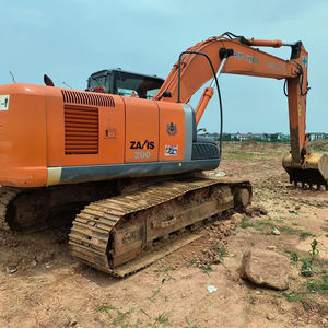 Excavatrice HITACHI ZX200 d'occasion de marque japonaise originale en bon état Machine d'ingénierie de construction de 20 tonnes en vente - Product Image 1