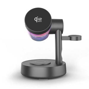 Haut-parleur 4-en-1 avec chargeur sans fil compatible avec le nouveau modèle <span class=keywords><strong>Apple</strong></span>, universel pour Samsung et <span class=keywords><strong>Apple</strong></span> - Product Image 5